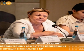 Консультативная встреча по обсуждению предварительных результатов исследования по ситуации с пожилыми в Кыргызской Республике