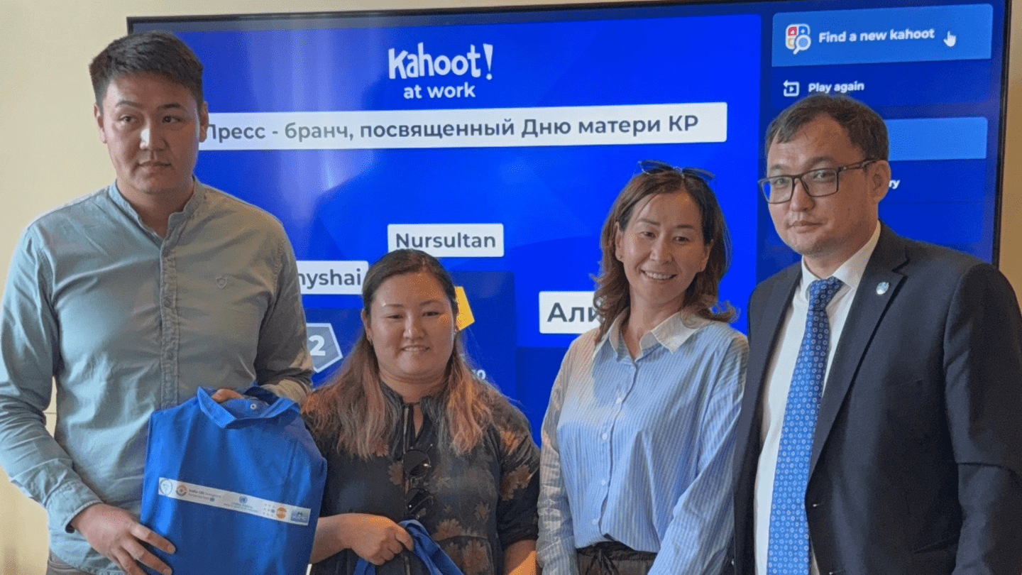 The press-brunch was followed by a Kahoot quiz, the winners of which received prizes